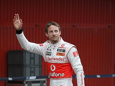 Jenson Button w�rde die '1' gern behalten. &copy; Sutton